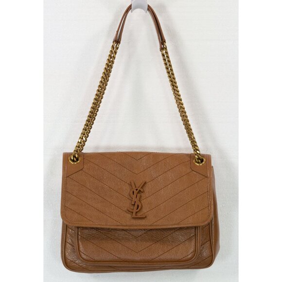 $3150 SAINT LAURENT NIKI MEDIUM IN VINTAGE LEATHER BAG - Picture 2 of 8